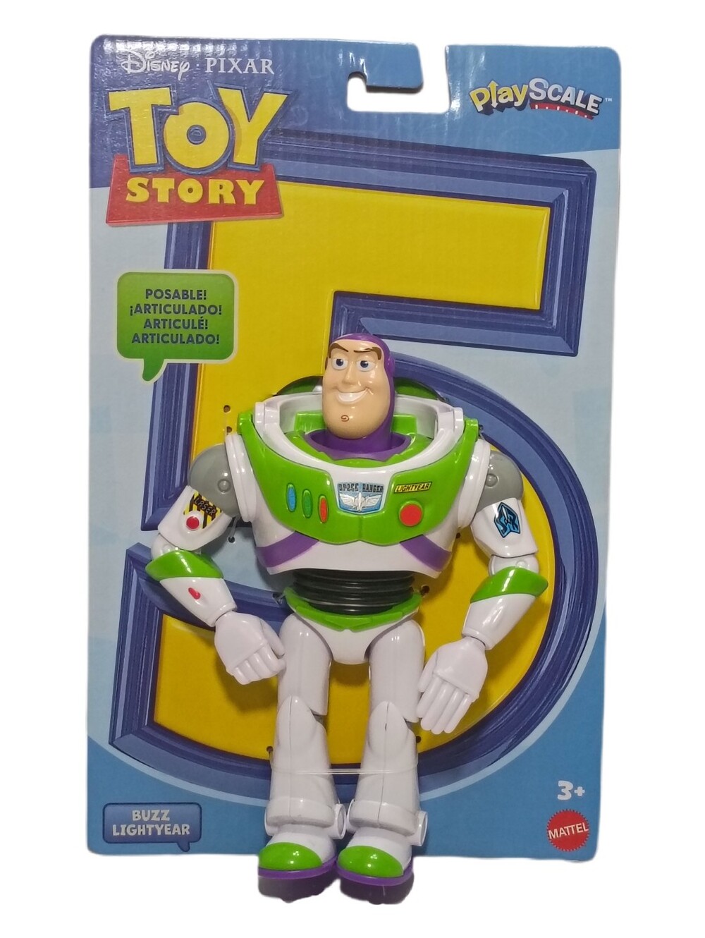 Disney Pixar Toy Story 5 Buzz Lightyear Action Figure Mattel PlayScale NewCarded